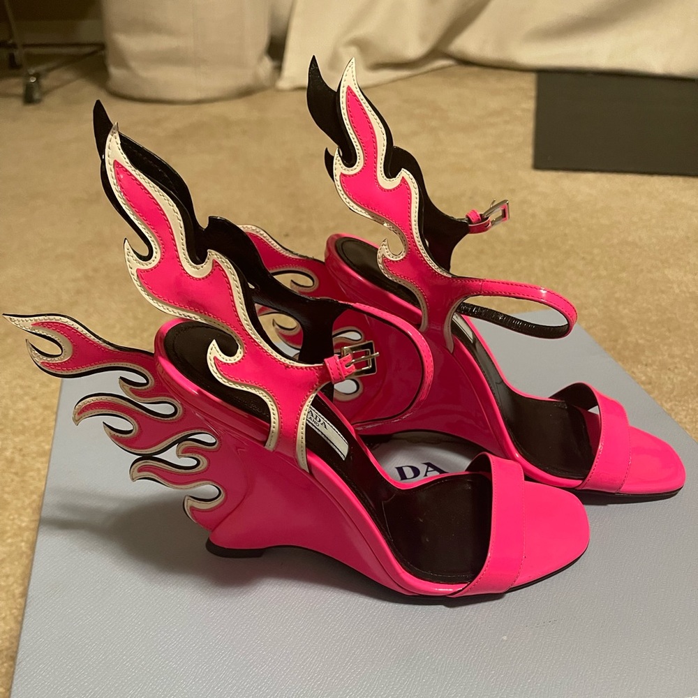 PRADA Flame Heels